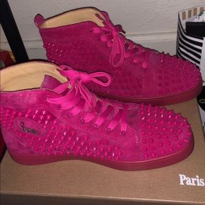 Pink Christian Louboutin Red Bottoms